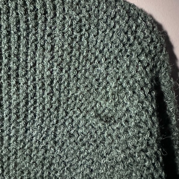 Gray, Green and Burgundy Women's Shawl - Picture 7 of 7